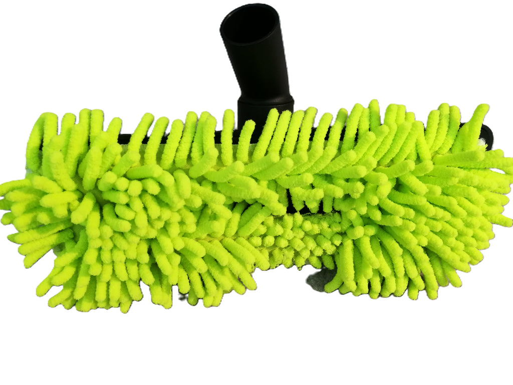 Spazzola “Aspira e pulisci” con straccio a frange