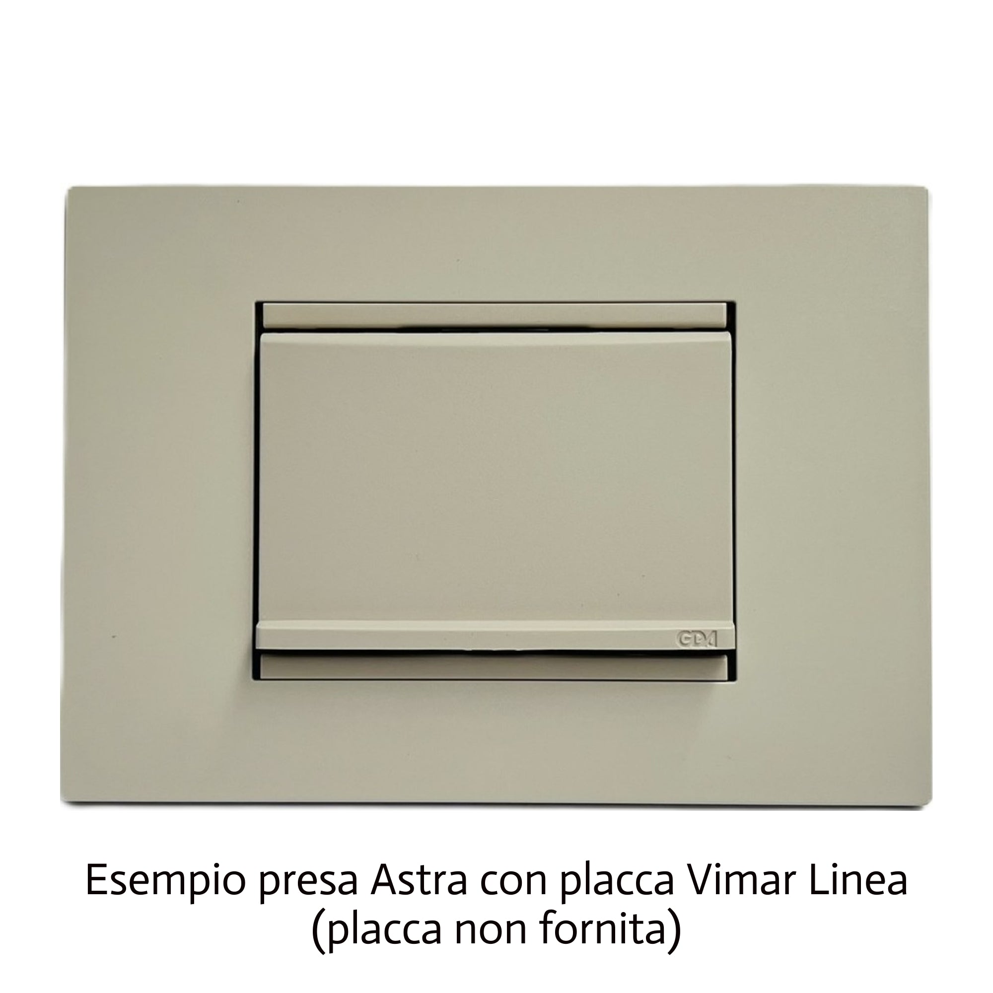 Presa Astra Contact + supporto placca Vimar Linea