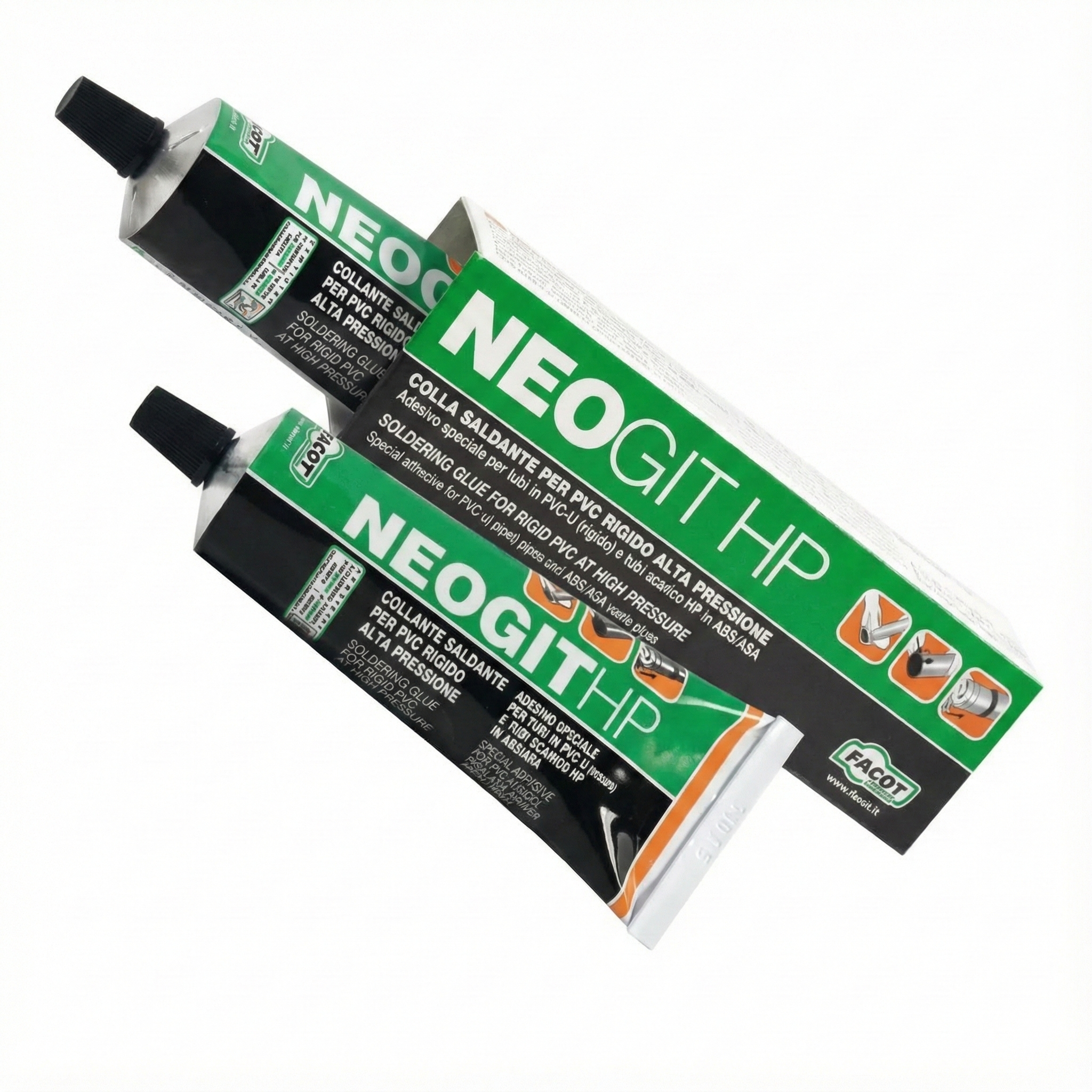 Colla saldante per pvc FACOT NEOGIT HP tubetto da 125 g