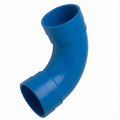 Curva in pvc Ø50 FF 90° largo raggio