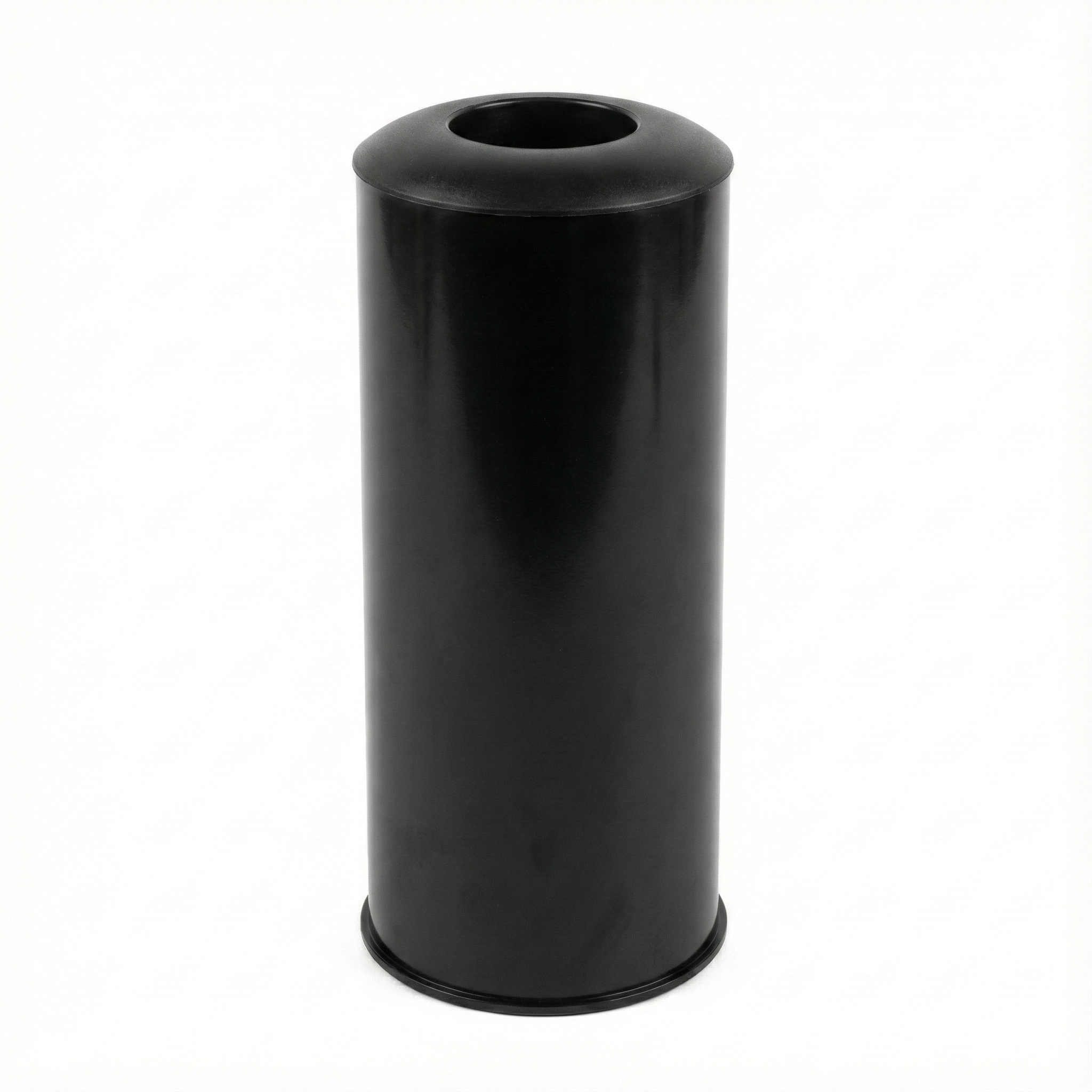 Silenziatore cilindrico nero in PVC per lato espulsione