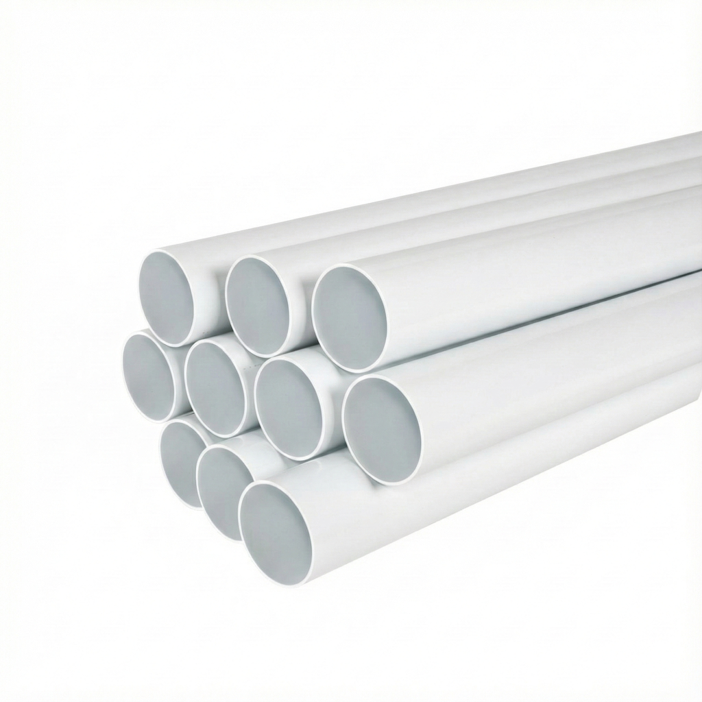 Tubo pvc bianco spessore mm 1,7 per predisposizione tubo a scomparsa barra da 2 mt